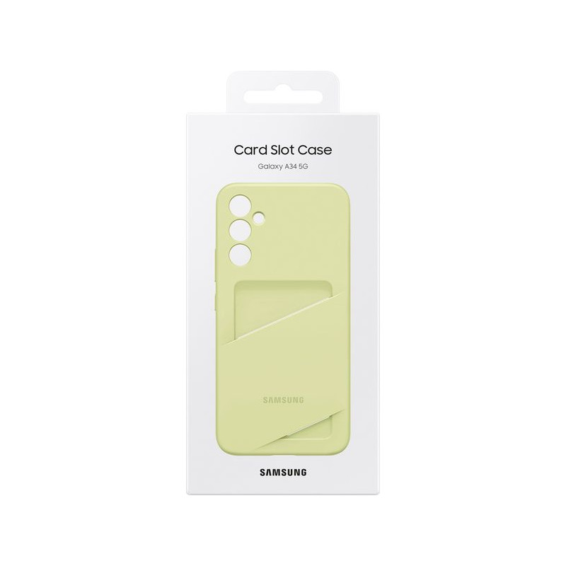 Samsung A346 A34 5G Card Slot Case Lime EF-OA346TG